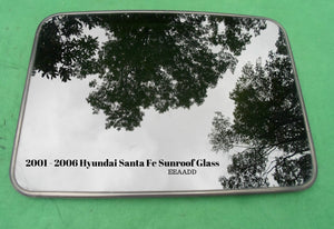 01 02 03 04 05 06  HYUNDAI SANTA FE OEM SUNROOF GLASS PANEL FREE SHIPPING!