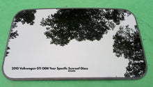 2010 VOLKSWAGON VW GTI YEAR SPECIFIC SUNROOF GLASS OEM NO ACCIDENT FREE SHIPPING