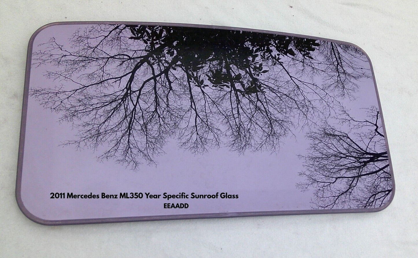 2011 MERCEDES BENZ ML350 YEAR SPECIFIC SUNROOF GLASS PANEL OEM FREE SHIPPING! - RarePartsFinder.Com