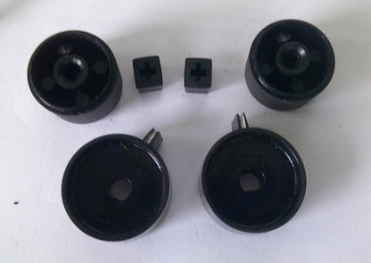 1991 CHEVROLET S-10 RADIO STEREO TUNER CONTROL KNOB SET OEM FREE SHIP - RarePartsFinder.Com