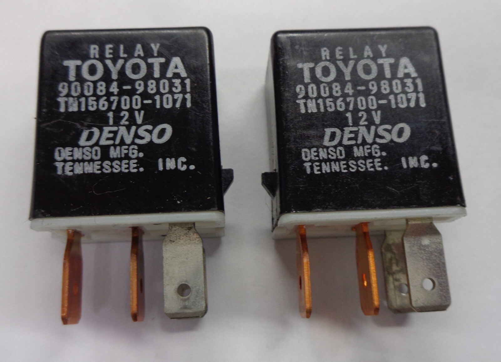 2 PC. USA SELLER TOYOTA RELAY 90084-98031 DENSO TESTED 1 YEAR WARRANTY T3