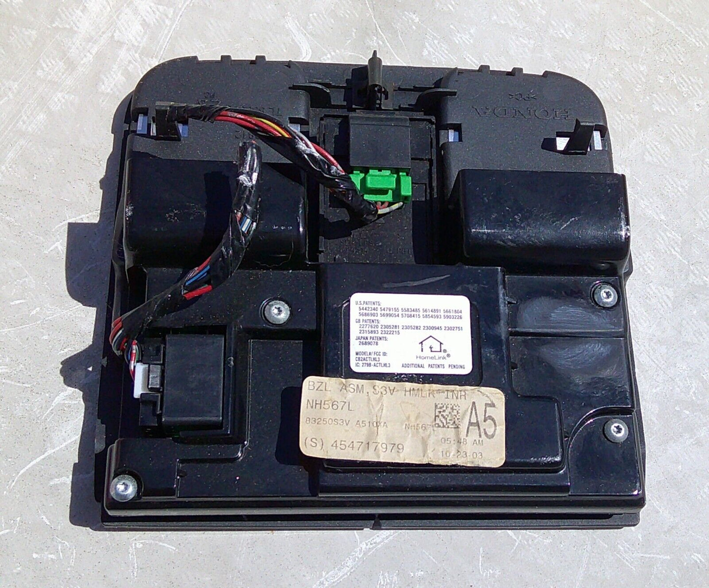 2004 - 2006 ACURA MDX OEM OVERHEAD DOME LIGHT SUNROOF SWITCH FREE SHIPPING B3