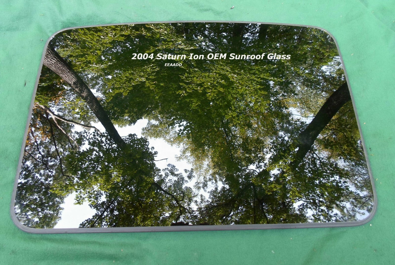 2004 SATURN ION OEM YEAR SPECIFIC FACTORY SUNROOF GLASS FREE SHIPPING! - RarePartsFinder.Com