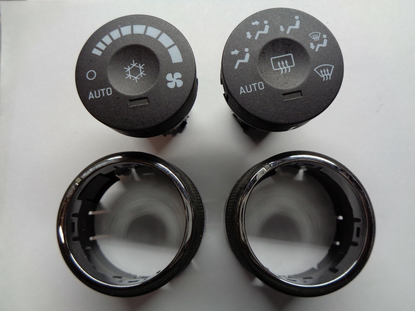 06 07 08 09  CADILLAC DTS CLIMATE CONTROL FAN A/C HEATER KNOB SET OEM FREE SHIP!
