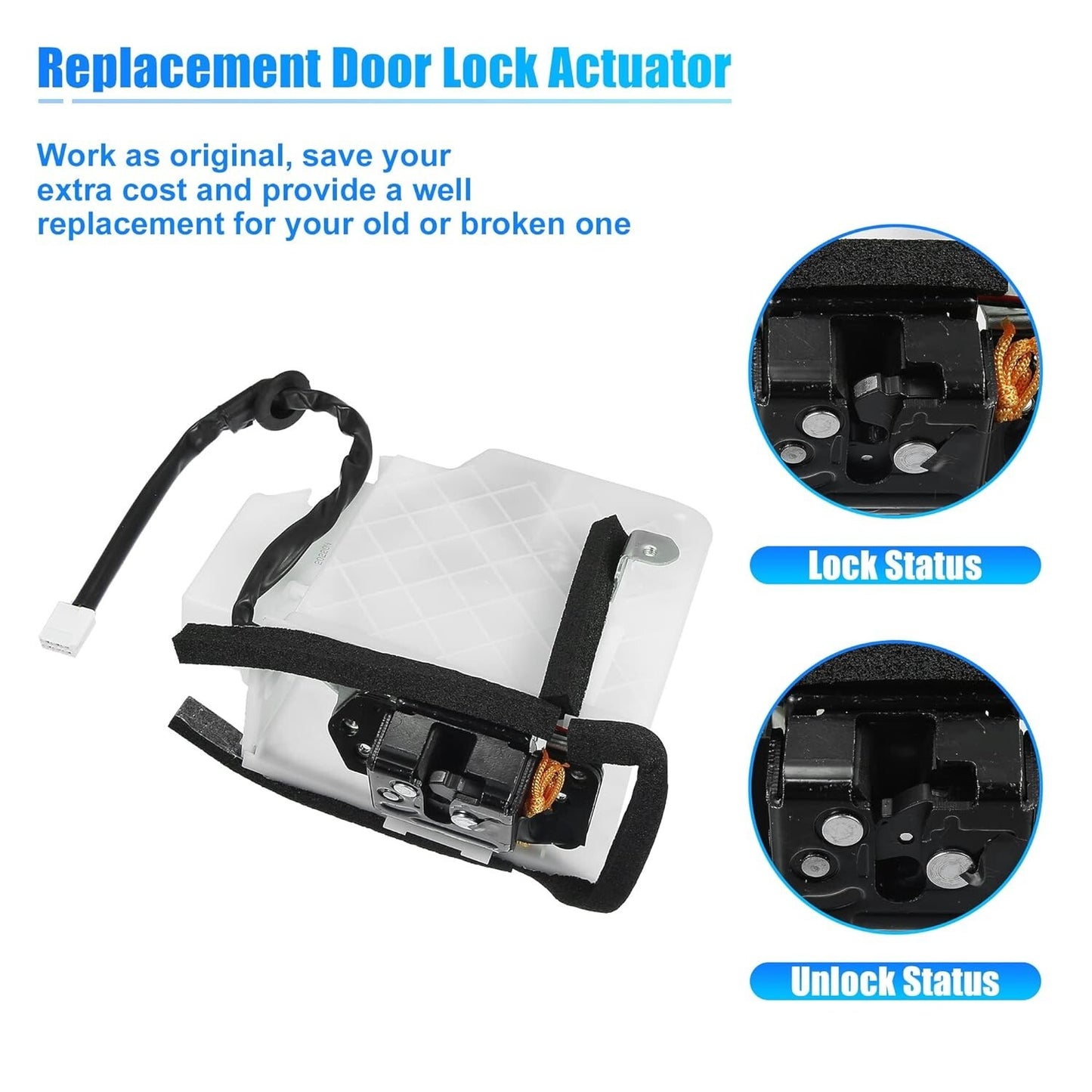 Trunk Lid Lock Latch Actuator For 08 - 22 Toyota Sequoia 69110-0C041 - RarePartsFinder.Com