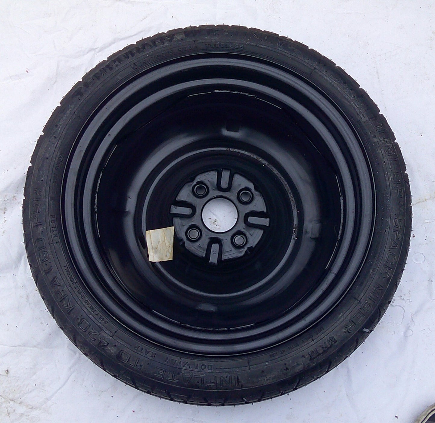 New Never Used 2004 - 2006 Scion XA OEM Emergency Donut Spare Tire T125/70D16 - RarePartsFinder.Com