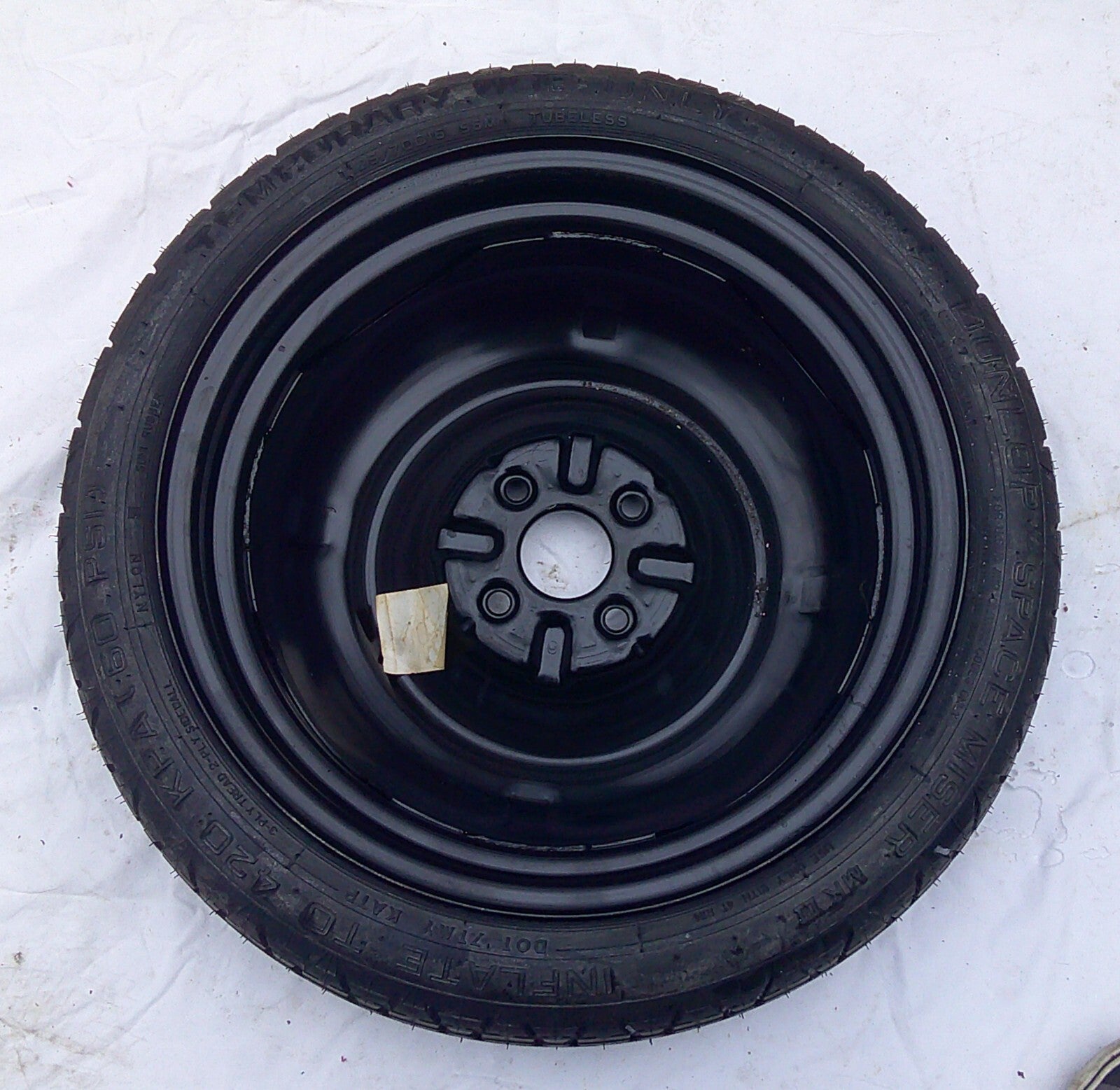 New Never Used 2004 - 2006 Scion XA OEM Emergency Donut Spare Tire T125/70D16 - RarePartsFinder.Com