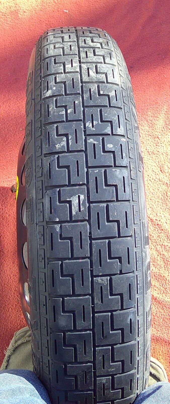 03 - 07 Saab 9-3 Compact Spare Tire Donut with Rim T125/85 R 16 99M Free Ship - RarePartsFinder.Com