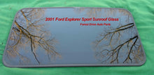 2001 FORD EXPLORER SPORT OEM FACTORY YEAR SPECIFIC SUNROOF GLASS FREE SHIPPING! - RarePartsFinder.Com