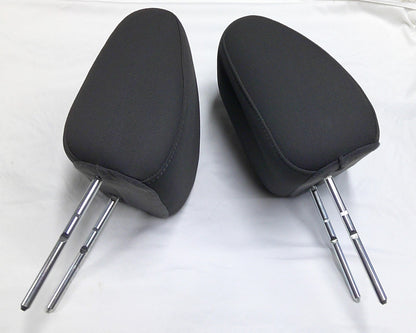 04 - 08 Ford F-150 Headrest Head Rest Set Dark Gray Cloth OEM 4L3Z-18611A08-BBC