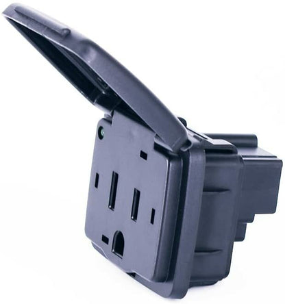 110V Center Console Auxiliary Power Outlet Plug For Ford Lincoln BC3Z-19N236-A