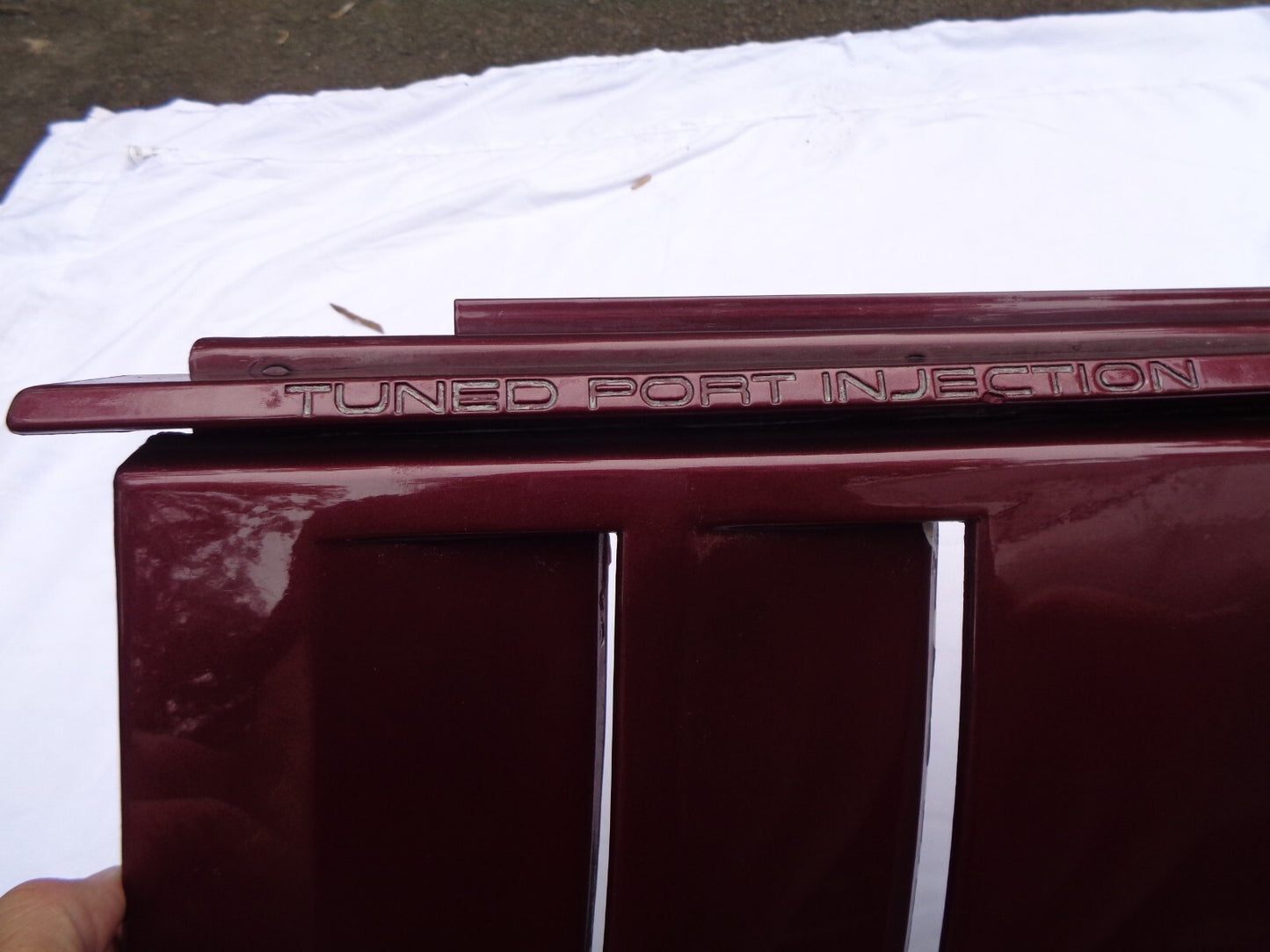 85 - 90 Corvette Maroon Right Passenger Front Fender 14104010 Free Ship A1 - RarePartsFinder.Com
