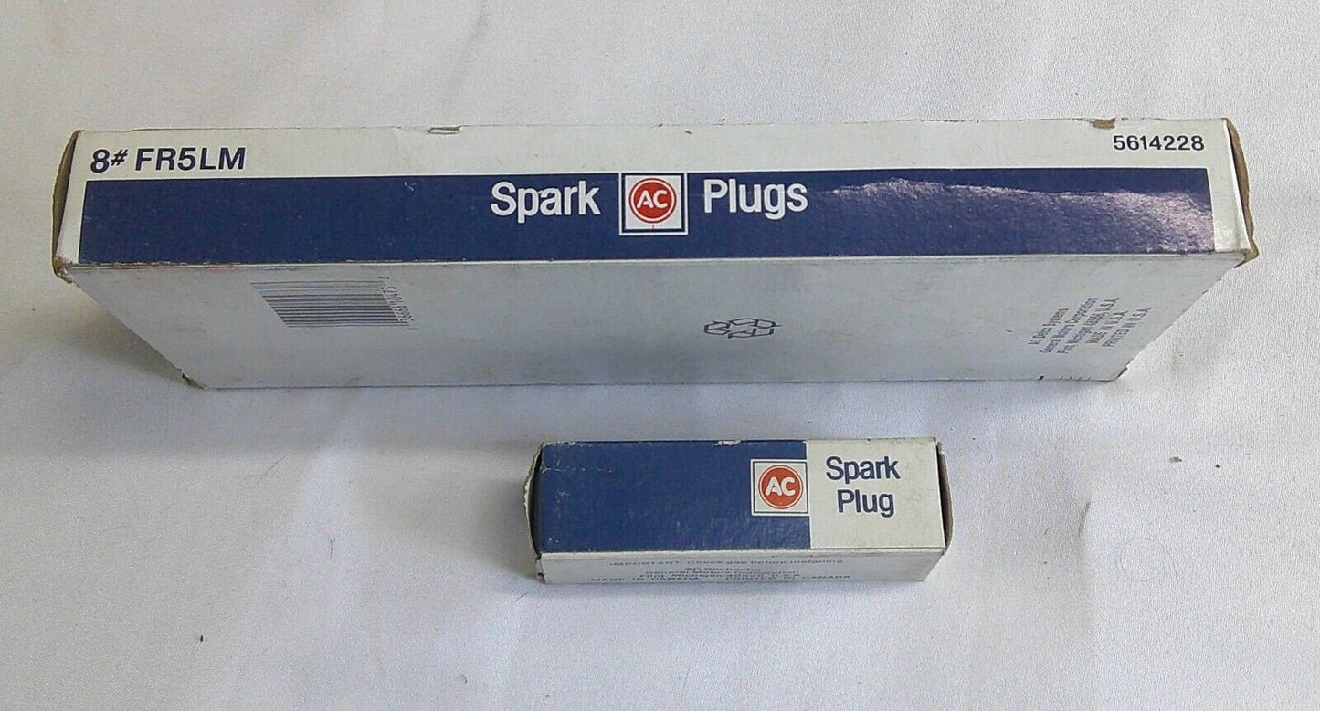 NOS ACDelco OEM Lot of 9x NEW Spark Plugs FR5LM  5614228 Free Shipping!  B7 - RarePartsFinder.Com