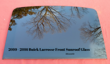 10 11 12 13 14 15 16  BUICK LACROSSE FRONT SUNROOF GLASS PANEL OEM FREE SHIPPING - RarePartsFinder.Com