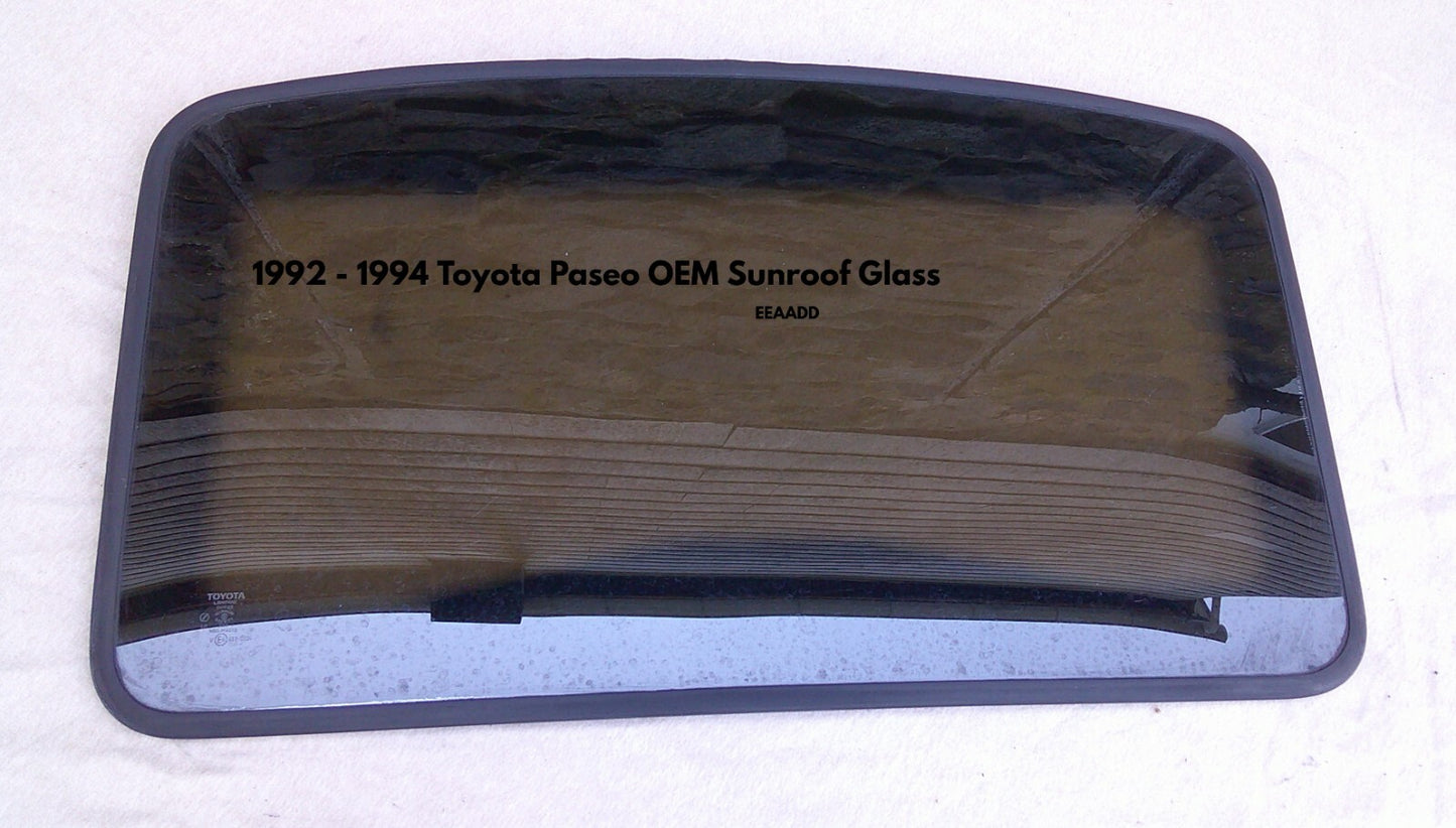 1992 1993 1994 TOYOTA PASEO MANUAL SUNROOF GLASS OEM  FACTORY FREE SHIPPING!