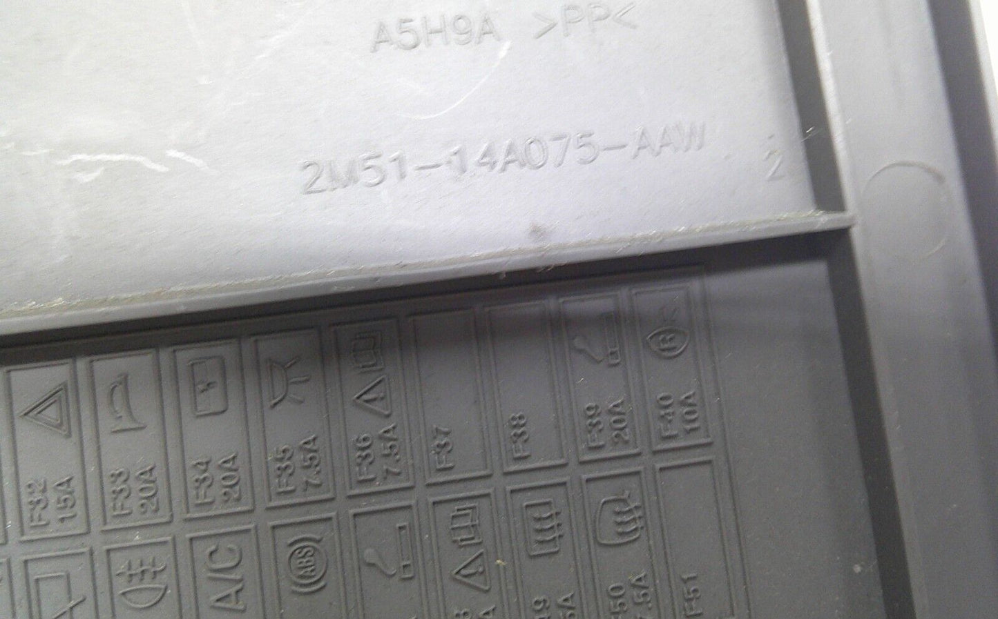 2000 - 2004 Ford Focus Interior Dash Fuse Panel Cover 2M51-14A075-AAW B3 - RarePartsFinder.Com