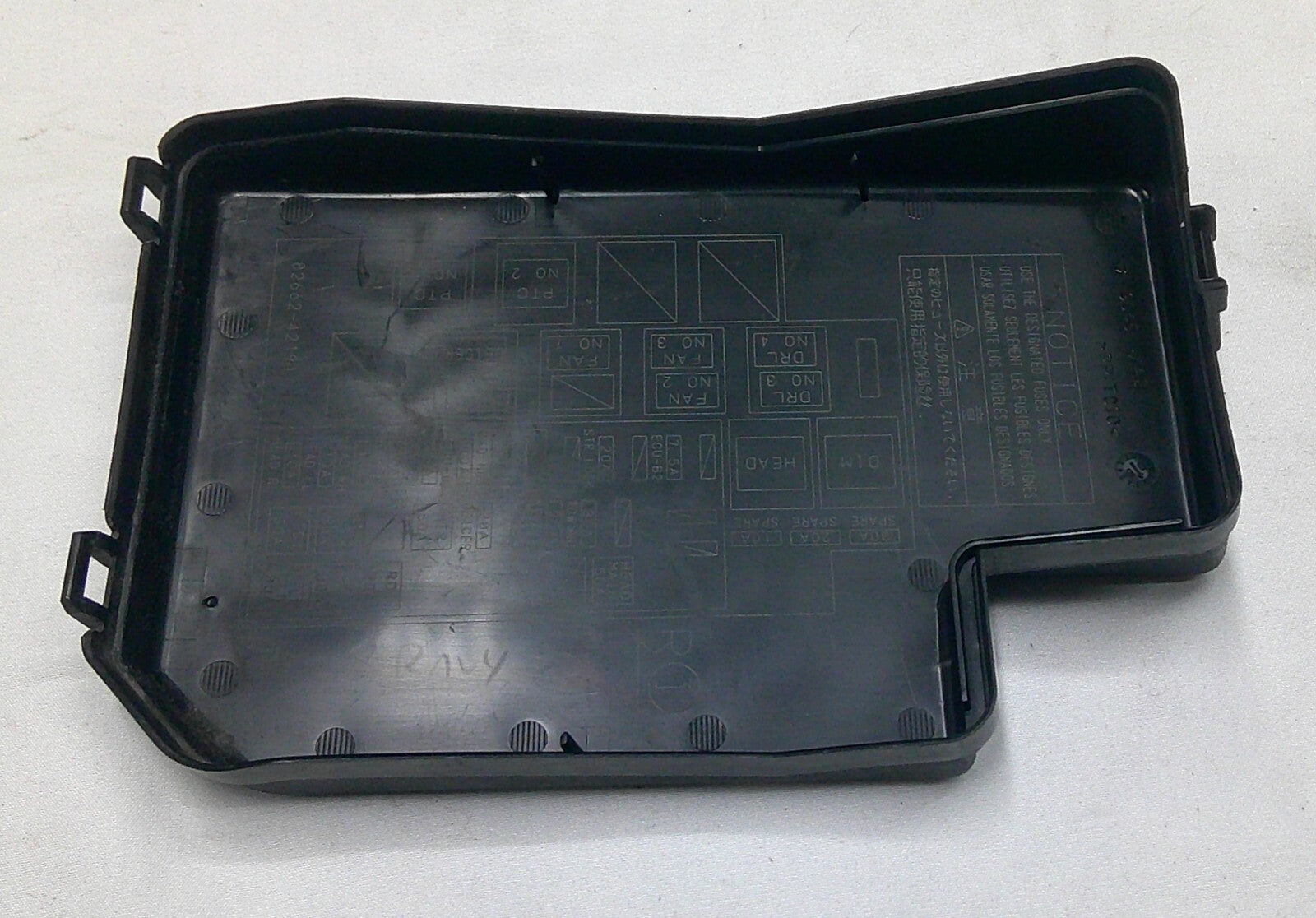 2006 - 2007 Toyota Rav4 Engine Fuse Relay Box Cover Lid 82662-42191 OEM R2 - RarePartsFinder.Com