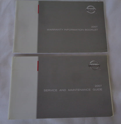 2007 NISSAN QUEST OWNERS MANUAL SET WITH CASE OEM FREE SHIPPING! - RarePartsFinder.Com