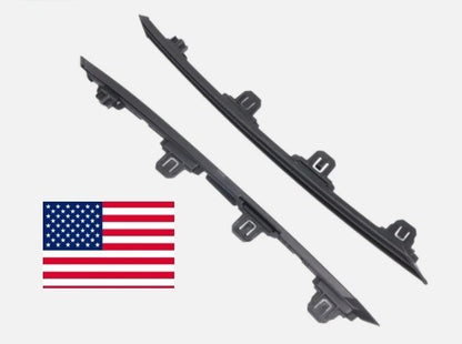 Grille L R Front Bumper Upper Trim For 19 - 22 Toyota Rav4 531240R040 531230R050