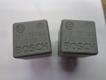 2 PCS SAAB BOSCH RELAY 1626239 0332209159 TESTED 1 YEAR WARRANTY SB1