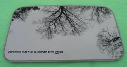 2005 YEAR SPECIFIC INFINITI FX45 OEM FACTORY SUNROOF GLASS FREE SHIPPING!