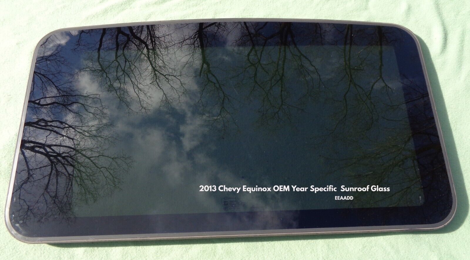 2013 CHEVY EQUINOX YEAR SPECIFIC OEM FACTORY SUNROOF GLASS PANEL FREE SHIPPING! - RarePartsFinder.Com