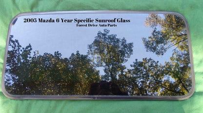 2005 MAZDA 6  OEM FACTORY YEAR SPECIFIC SUNROOF GLASS  FREE SHIPPING! - RarePartsFinder.Com