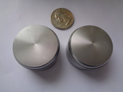 04 05 06 07 08 ACURA TL SILVER  STEREO TUNER RADIO KNOB SET OEM FREE SHIPPING