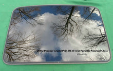 2002 PONTIAC GRAND PRIX YEAR SPECIFIC SUNROOF GLASS OEM FACTORY FREE SHIPPING! - RarePartsFinder.Com
