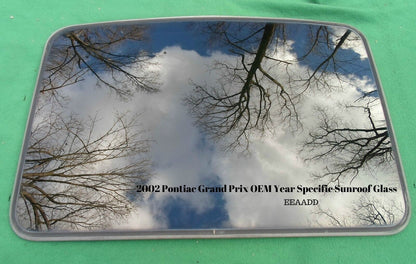 2002 PONTIAC GRAND PRIX YEAR SPECIFIC SUNROOF GLASS OEM FACTORY FREE SHIPPING! - RarePartsFinder.Com