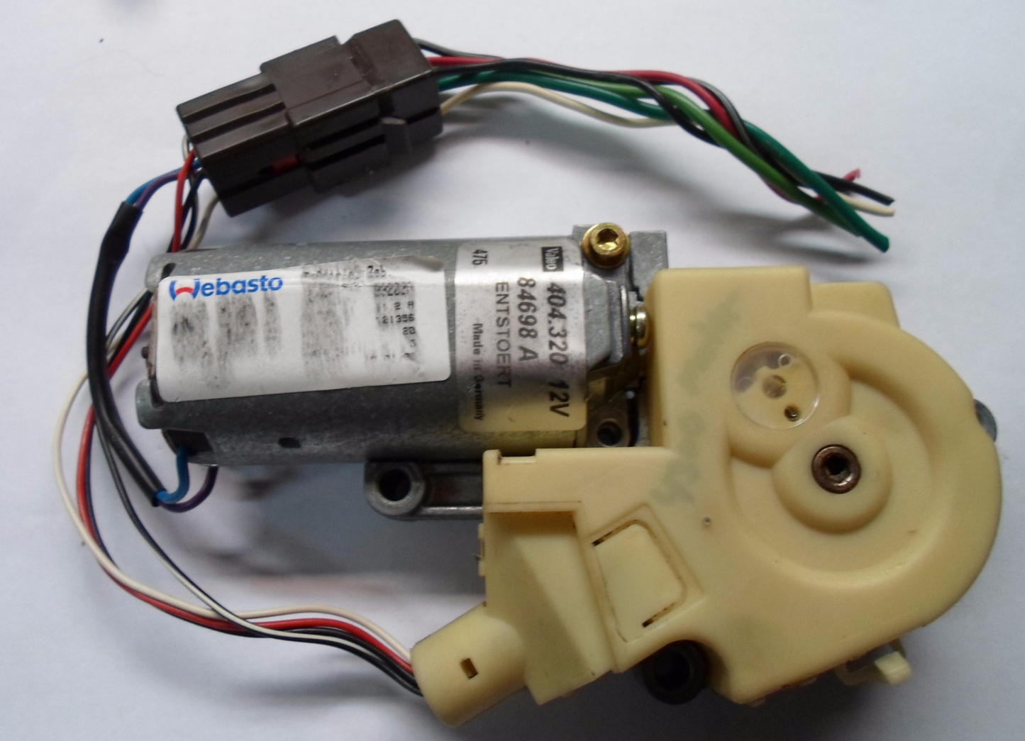 WEBASTO SOLAIRE 4300/5300 AFTERMARKET SUNROOF MOTOR S1598-V-2000A-B TESTED SM9