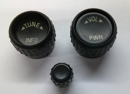 2005 CHEVY SUBURBA RADIO STEREO TUNER KNOB SET GENUINE OEM 9354886