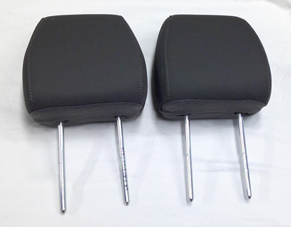 04 - 08 Ford F-150 Headrest Head Rest Set Dark Gray Cloth OEM 4L3Z-18611A08-BBC
