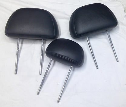 05 - 12 ESCAPE MARINER REAR L R SEAT HEADREST BLACK LEATHER SET GOOD CONDITION