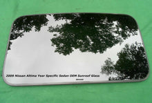 2009 NISSAN ALTIMA YEAR SPECIFIC SEDAN FACTORY SUNROOF GLASS OEM FREE SHIPPING - RarePartsFinder.Com