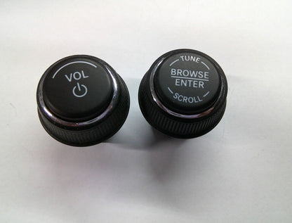 2013 DODGE DART RADIO STEREO TUNER SELECTOR KNOB OEM SET FREE SHIPPING! - RarePartsFinder.Com