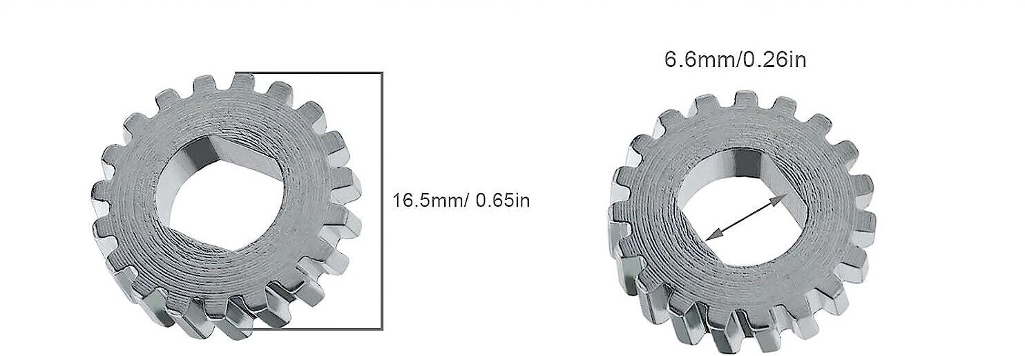 Sunroof Motor Cog Gear 18-Teeth 4B0959591, 8D0959591A for Audi A4 A6 Golf - RarePartsFinder.Com