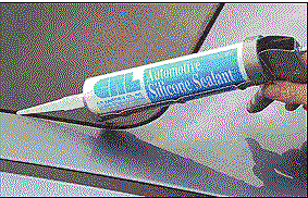 SFC CRL SUNROOF MOON ROOF BLACK NEUTRAL CURE SILICONE SEALANT  NEW