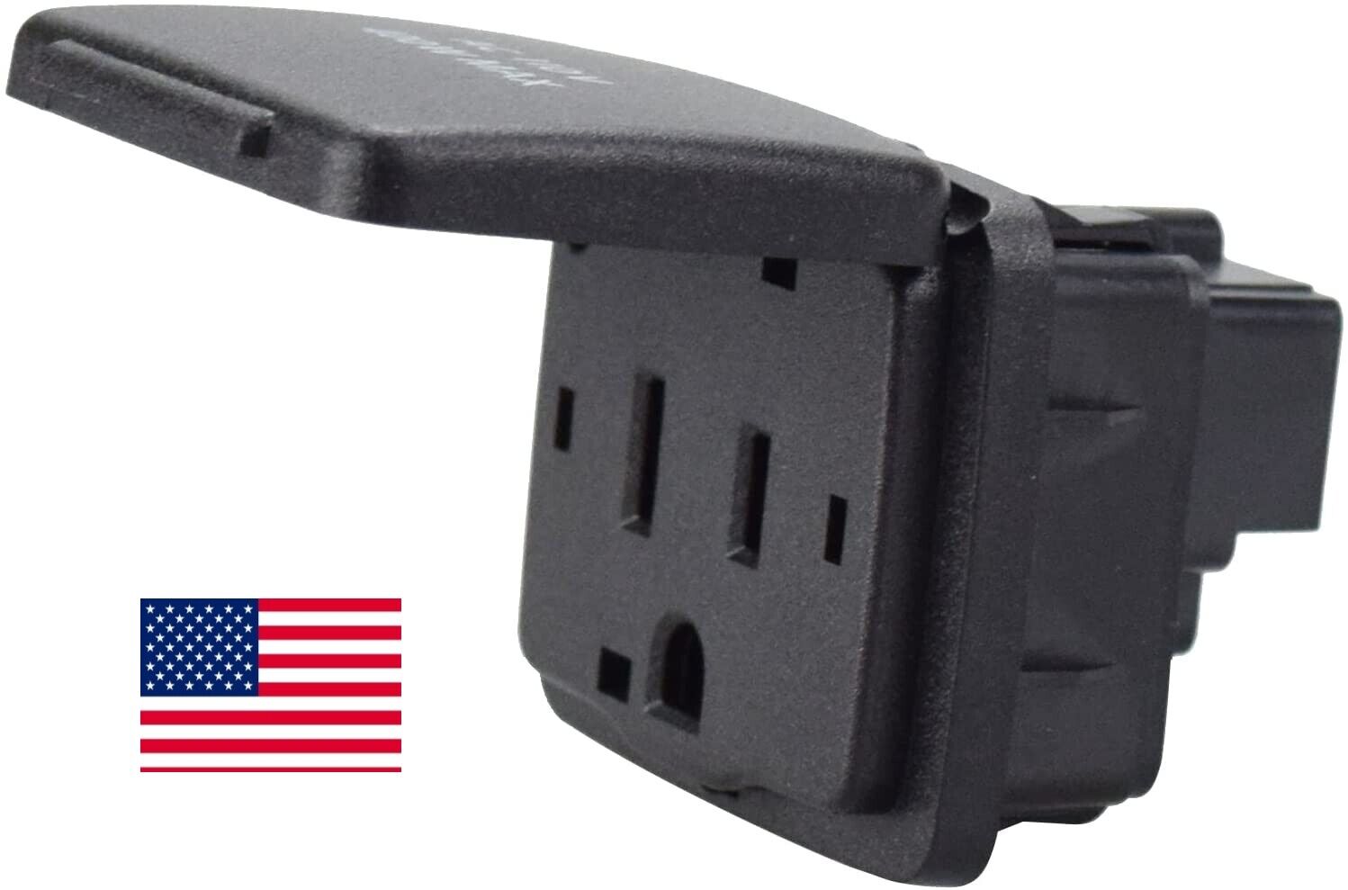 Center Console Power Outlet FL3Z-9N236-A For 17 - 19 Ford F250 F350 F450 F550 - RarePartsFinder.Com