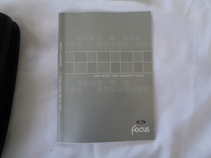 2006 FORD FOCUS OWNERS MANUAL SET WITH CASE OEM FREE SHIPPING!