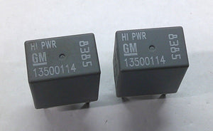 USA SELLER GM RELAY SET 13500114 8385  1 YEAR WARRANTY TESTED OEM FREE SHIP GM7