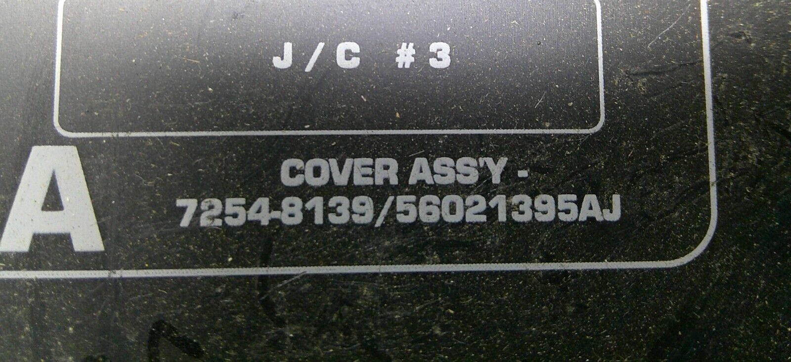 2002 - 2003 DURANGO 2002 - 2004 DAKOTA FUSE RELAY COVER LID 56021395AJ  B2 - RarePartsFinder.Com