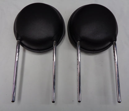 12 - 19 FIAT 500 FRONT SEAT HEADREST HEAD REST SET GRAY OEM FREE SHIPPING!