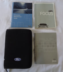 2006 FORD FOCUS OWNERS MANUAL SET WITH CASE OEM FREE SHIPPING! - RarePartsFinder.Com
