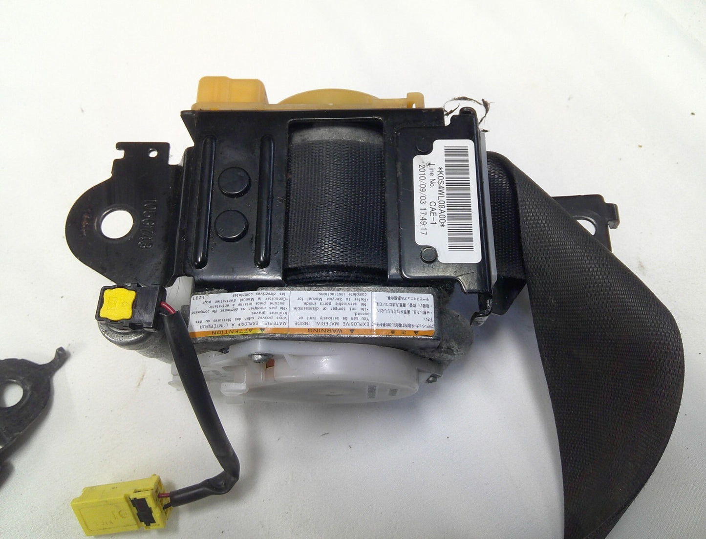 09 - 10 Acura TSX Sedan Front Left Driver Seat Belt Black OEM 04818-TL2-A00ZA