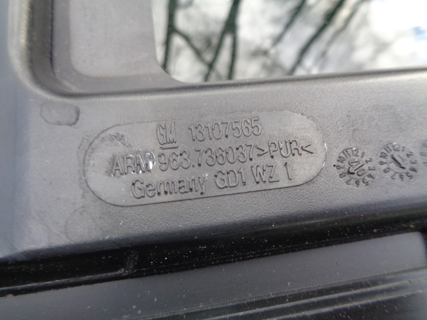 2008 SATURN ASTRA HATCHBACK REAR SUNROOF GLASS PANEL OEM  FACTORY FREE SHIPPING