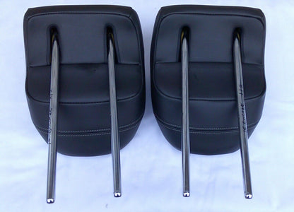 13 - 19 BUICK ENCORE OEM BLACK LEATHER REAR LEFT RIGHT HEADREST SET FREE SHIP! - RarePartsFinder.Com