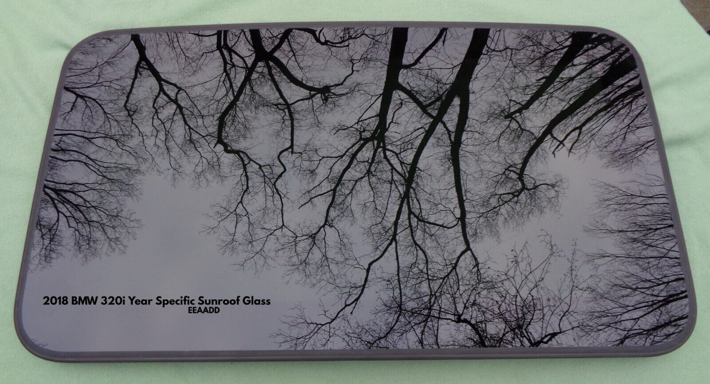 2018 BMW 320i YEAR SPECIFIC OEM FACTORY SUNROOF GLASS NO ACCIDENFREE SHIPPING! - RarePartsFinder.Com