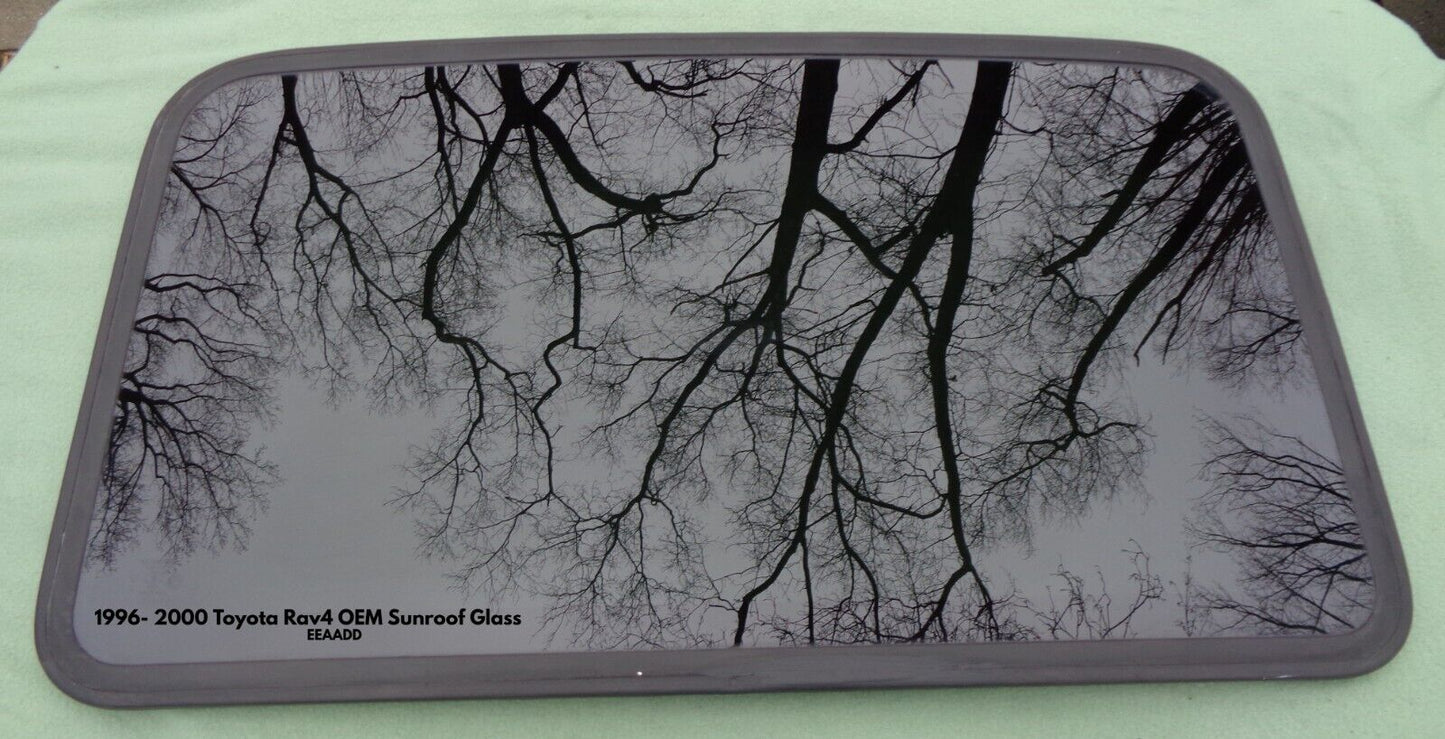 1997 - 2000 TOYOTA RAV4 OEM FACTORY SUNROOF GLASS PANEL FREE SHIPPING! - RarePartsFinder.Com