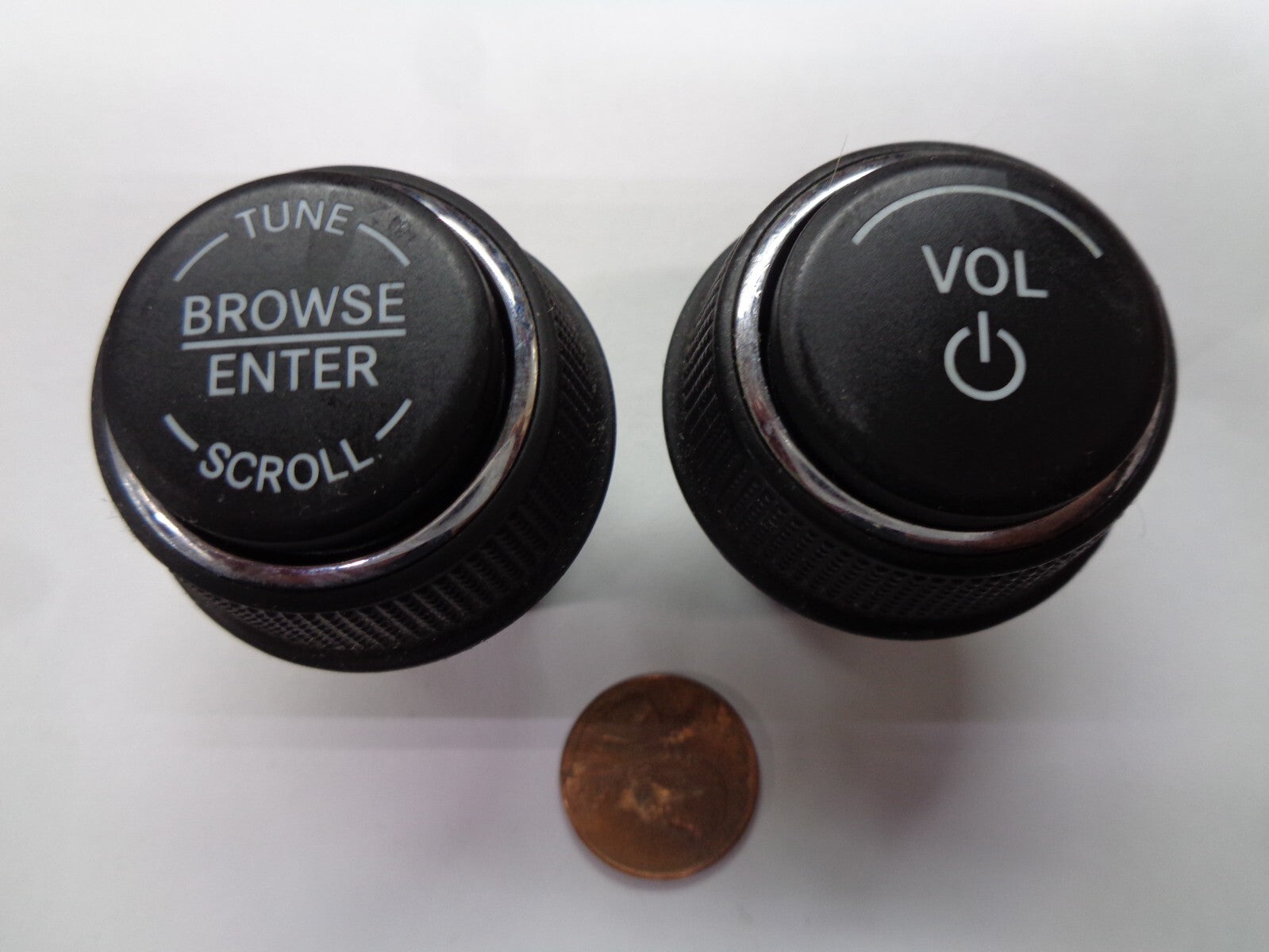 2013 - 2015 DODGE DART RADIO STEREO TUNER SELECTOR KNOB OEM SET FREE SHIPPING!